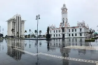 Cielo nublado, lluvias y ambiente fresco en Veracruz, ¿Habrá norte ?
