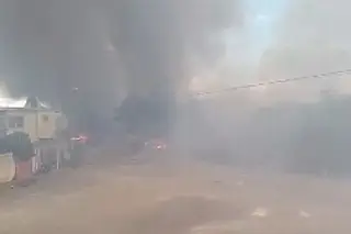 Se registra incendio de pastizal en avenida de Veracruz; esto se sabe 