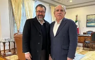 Presidente del TEPJF se reúne con Pablo Gómez por reforma electoral