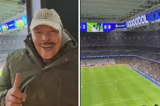 Critican al alcalde de Catemaco por irse a la Champions League (+Video)