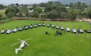 Despliegan Plan Operativo Limítrofe Veracruz-Oaxaca para reforzar seguridad