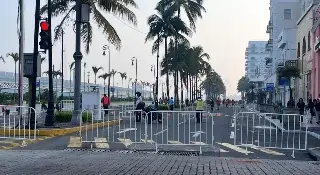 Estas calles permanecen cerradas este domingo en Veracruz