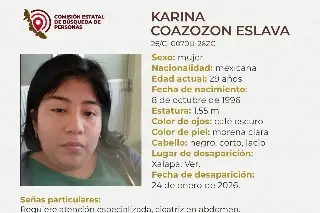 Piden apoyo para localizar a joven mujer desaparecida en Xalapa, Veracruz 
