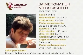 Joven desaparece en Xalapa, Veracruz; conoce sus características 