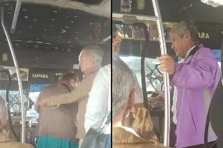 Pasajeros de Veracruz se confrontan con choferes por alza en tarifa