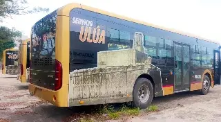 Camiones Ulúa de vuelta al “Benito Juárez” en Veracruz 