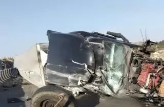 Aparatoso accidente de tráiler en autopista de Veracruz; esto se sabe 
