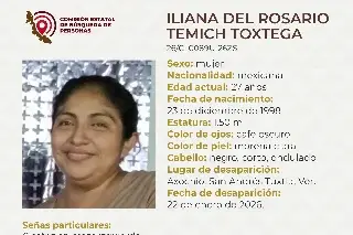 Ella es Iliana, tiene 27 años y desapareció al sur de Veracruz 
