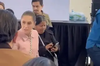 Sheinbaum 'regaña' a legisladores durante evento en San Quintín, los manda a trabajar más