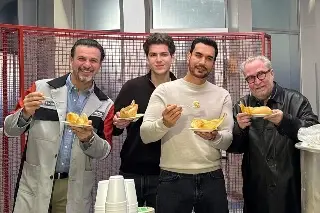 Tamaliza en las grabaciones de 'Tan cerca de ti, nace el amor'