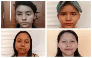 Reportan este viernes a cuatro menores desaparecidas en Xalapa, Veracruz