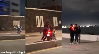 Motociclistas continúan con acrobacias en bulevar de Boca del Río y los detienen (+VIDEO ) 