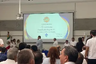 Celebran aniversario número 70 de la facultad de Ingeniería en la UV