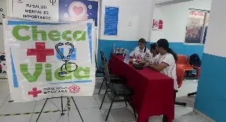 Implementa Cruz Roja Programa “Checa tu vida” en Veracruz 