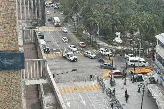 Cierran avenida Independencia de Veracruz; tome precauciones 