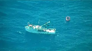 En operativo conjunto, SEMAR y Guardia Costera de EU aseguran barco con toneladas de cocaína