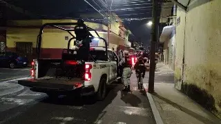 Fuerte movilización para realizar cateo en el centro de Orizaba