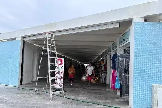 Pondrán nuevos techos volados en Mercado de Artesanías, tras colapso