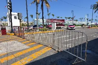 Continúan los cierres viales en el centro de Veracruz