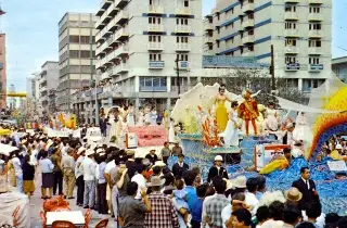 En estas calles eran los desfiles del Carnaval de Veracruz, antes del bulevar