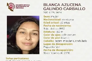 Joven mujer desaparece al norte de Veracruz; aquí sus características 