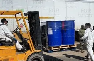 Incinera más de 97 toneladas de sustancias para elaborar drogas en Sinaloa