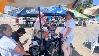 Turistas aprovechan hasta los últimos días de Carnaval para visitar las playas en Veracruz