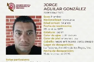 Desaparece hombre en Amatlán, Veracruz; estas son sus características 