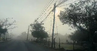 Densa neblina en la zona conurbada de Veracruz 