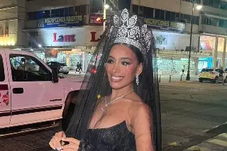 Con mucha nostalgia Fernanda I se despide del Carnaval de Veracruz.