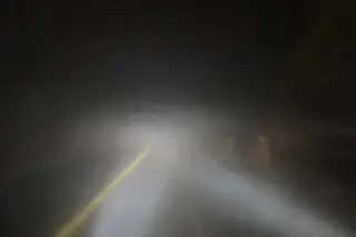 Baja visibilidad por neblina en Veracruz 