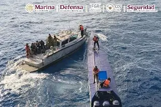 Asegura semisumergible con presunta cocaína en Colima