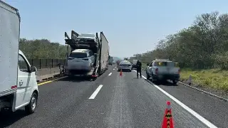 Se registra cierre parcial de circulación en carretera de Veracruz; conoce a qué altura 