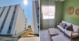 Así son las casas del Bienestar que construyen cerca del aeropuerto de Veracruz