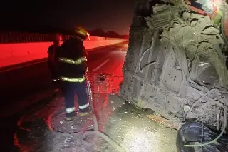 Prohíben paso de vehículos pesados en carretera Santa Fe - Paso del Toro 