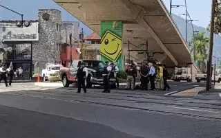 Choque de tren daña unidad de Bomberos en Orizaba