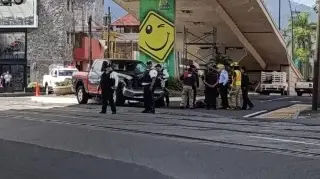 Choque de tren daña unidad de Bomberos en Orizaba, Veracruz 