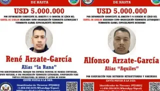 EU activa recompensa por dos capos del narcotráfico en México