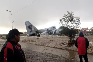 Un avión militar de carga se accidenta en la segunda ciudad más poblada de Bolivia