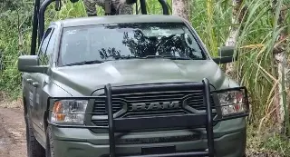 Muere elemento del ejército presuntamente por disparo accidental en carretera de Veracruz