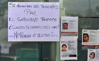 Colectivos de desaparecidos levantan plantón en Comisión de Víctimas ¿Por qué?