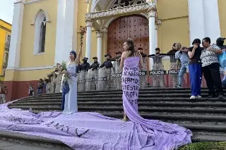 Rocío Nahle llama a marchas pacíficas en el marco del 8M