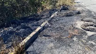 Se reportó un incendio de pastizales en Veracruz 