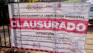 Clausura PMA basurero clandestino en Amatlán de los Reyes