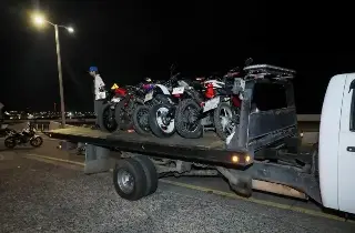 Más de 380 motos enviadas al corralón en operativos en Boca del Río