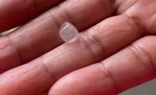 Se registra la primera caída de granizo de la temporada en Veracruz 