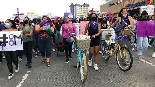 Marchas en Veracruz - Boca del Río por el 8M