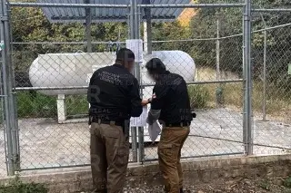 Aseguran inmueble donde presuntamente vendían gas ilegal en Jalcomulco, Veracruz