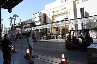 Bulevar de Hollywood se transforma para recibir a los Óscar 