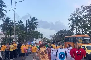 Por Día Internacional del Riñón en Veracruz marchan por la donación  de órganos 